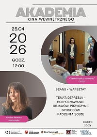 Kino Światowid zaprasza na czwarte spotkanie w ramach cyklu Akademia Kina Wewnętrznego!