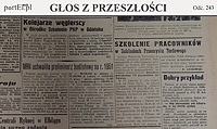 „Postęp prac nie jest zadowalający” (Głos z przeszłości, odc. 242)