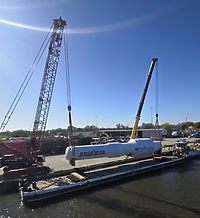 Wyjątkowy ładunek w porcie