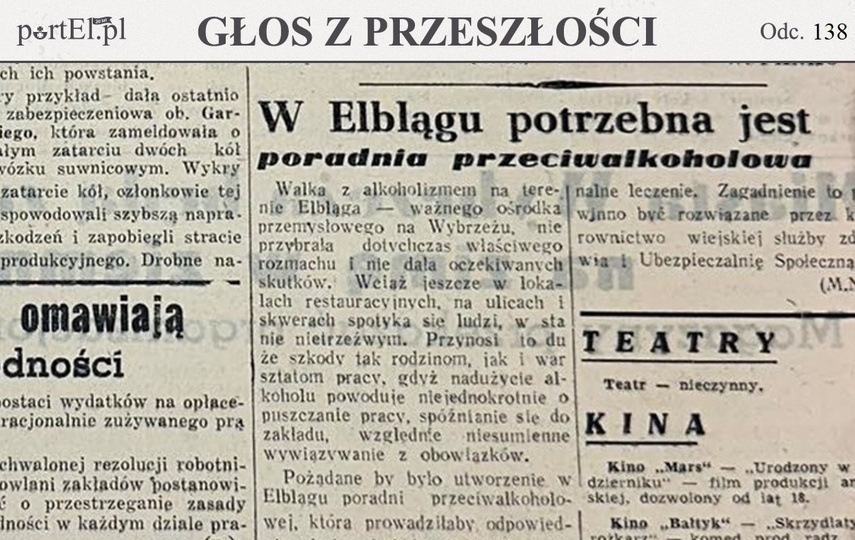 Elbląg, Głos Wybrzeża nr 184, 1950 r.