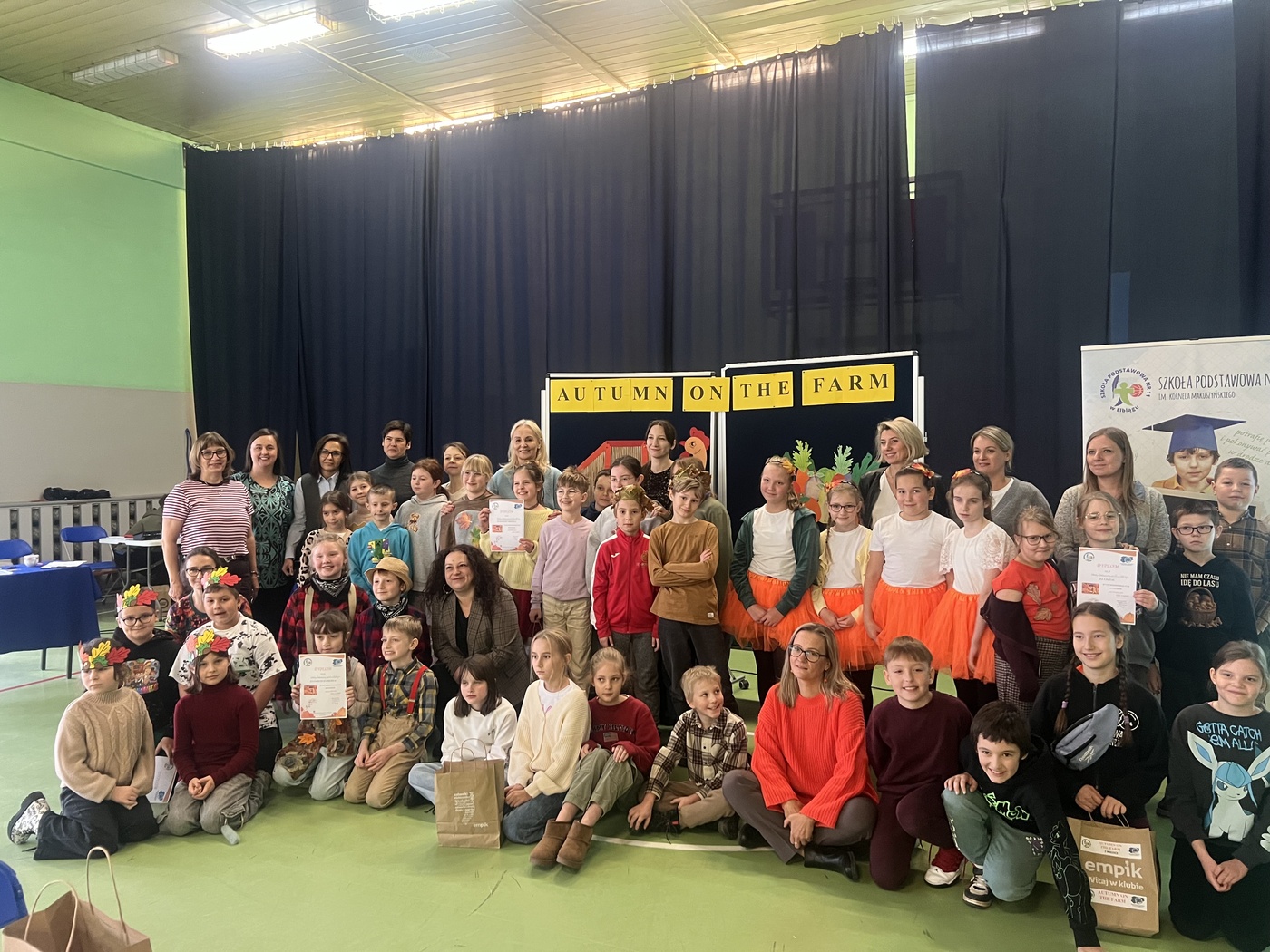 Elbląg, „Autumn on the farm”. Konkurs w SP 11 Elbląg, „Autumn on the farm”. Konkurs w SP 11