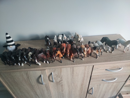 Elbląg Sprzedam kolekcje koni schleich 35 sztuk w całości lub pojedynczo 15 zł sztuka