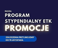 Rusza program stypendialny ETK "Promocje"