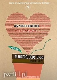 Walentynki w teatrze! Zapraszamy na „Wszystko o kobietach”!