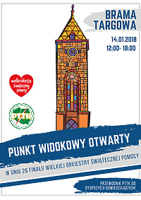 Brama Targowa otwarta na WOŚP