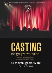 Casting do młodzieżowej grupy teatralnej