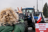 "Potrzebujemy konkretnych rozwiązań". Rolnicy protestowali na ulicach Elbląga