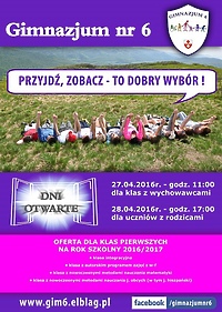 Drzwi Otwarte w Gimnazjum nr 6