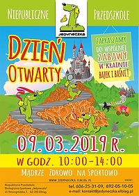 Dzień otwarty w Jedyneczce! Zapraszamy do krainy baśni i bajek!