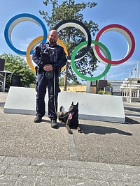 Elbląski policjant na igrzyskach w Paryżu
