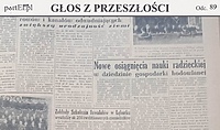 "Świetlica zostanie wkrótce wyposażona w radioodbiornik" (Głos z przeszłości, odc. 89)