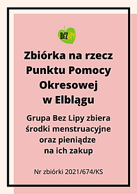 Zbiórka na rzecz Punktu Pomocy Okresowej w Elblągu