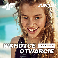 Już wkrótce otwarcie sklepów 4F Junior i CTX Sport w CH Ogrody