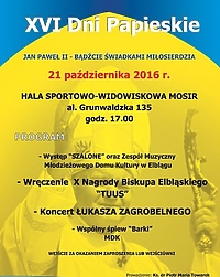 Już wkrótce XVI Dni Papieskie