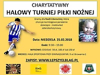 Lepszy Elbląg zaprasza na Charytatywny Turniej Piłki Nożnej