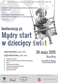 Mądry start w dziecięcy świat - konferencja w PWSZ