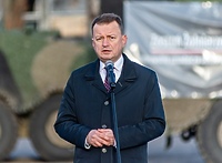 Mariusz Błaszczak w Elblągu: „Nasycamy wojskiem polskim wschodnią część naszego kraju”