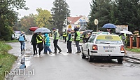 Deszczowy protest w Gronowie Górnym