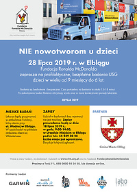 "Nie" nowotworom u dzieci. Bezpłatne badania