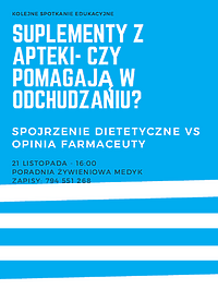 O suplementach odchudzających podczas warsztatów