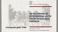 Od Volckmara do Nitschmanna. Język polski w dziejach Pomorza 