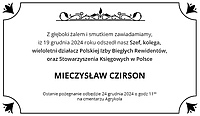 Odszedł Mieczysław Czirson