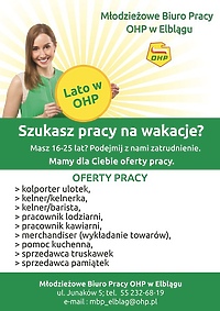 OHP w Elblągu zaprasza do uczestnictwa w „Akcji Lato w OHP”