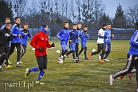 Pierwszy sparing Olimpii