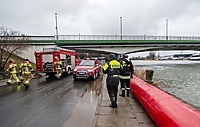 Poziom wody w rzece Elbląg obniża się. Pogotowie odwołane  (aktualizacja)