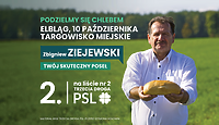 Poseł Zbigniew Ziejewski rozda elblążanom… chleb