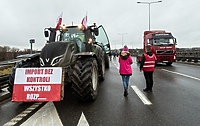 Protest rolników w Elblągu. "Sprowadzanie towarów z Ukrainy nas rujnuje"