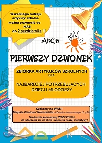 Przyłącz się do akcji „Pierwszy dzwonek”!