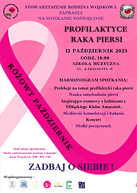 Koncert i prelekcje o profilaktyce raka piersi