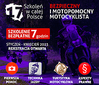 Ruszyły zapisy na bezpłatne szkolenia dla motocyklistów