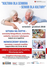 Są jeszcze pojedyncze miejsca na warsztaty dla seniorów