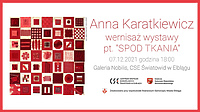 „Spod tkania” - wystawa Anny Karatkiewicz w Światowidzie