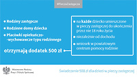 Świadczenie 500 zł dla dzieci w pieczy zastępczej