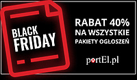 Tanie ogłaszanie! Black Friday na  portEl.pl