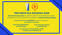 Test-mecze dla roczników 2008 i 2009