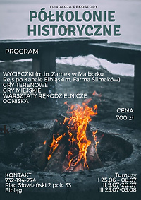 Turystyczno-historyczne półkolonie z Fundacją Rekostory