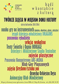 Twórcze zajęcia w orneckim MDK