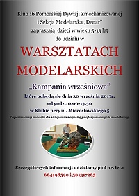 Warsztaty modelarskie dla dzieci i nie tylko