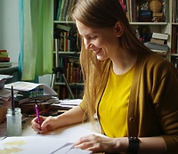 Warsztaty z ilustratorką książek dla dzieci Marianną Oklejak