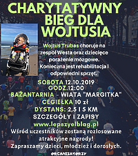 Weź udział w biegu charytatywnym dla Wojtusia