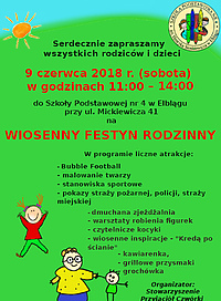 Wiosenny Festyn Rodzinny w SP 4