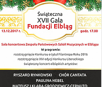 XVII Gala Fundacji Elbląg już w środę