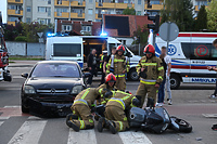 Zderzenie z motocyklem na Ogólnej