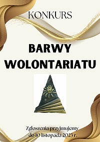 Zgłoś wolontariusza do konkursu „Barwy Wolontariatu”!