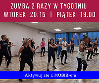 Zumba już 2 razy w tygodniu