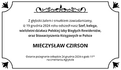 Odszedł Mieczysław Czirson